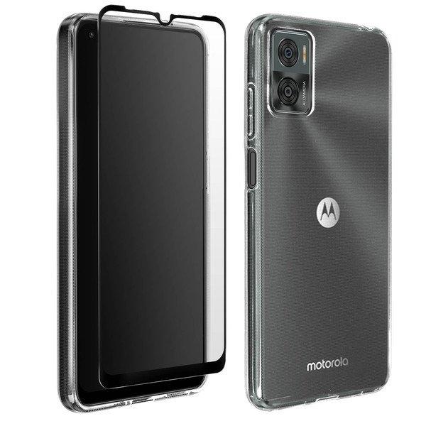 BigBen Connected  Coque Motorola E22i , E22 + Verre Trempé 