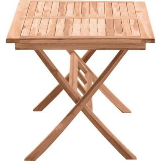 mutoni Table de jardin en teck 135x85  