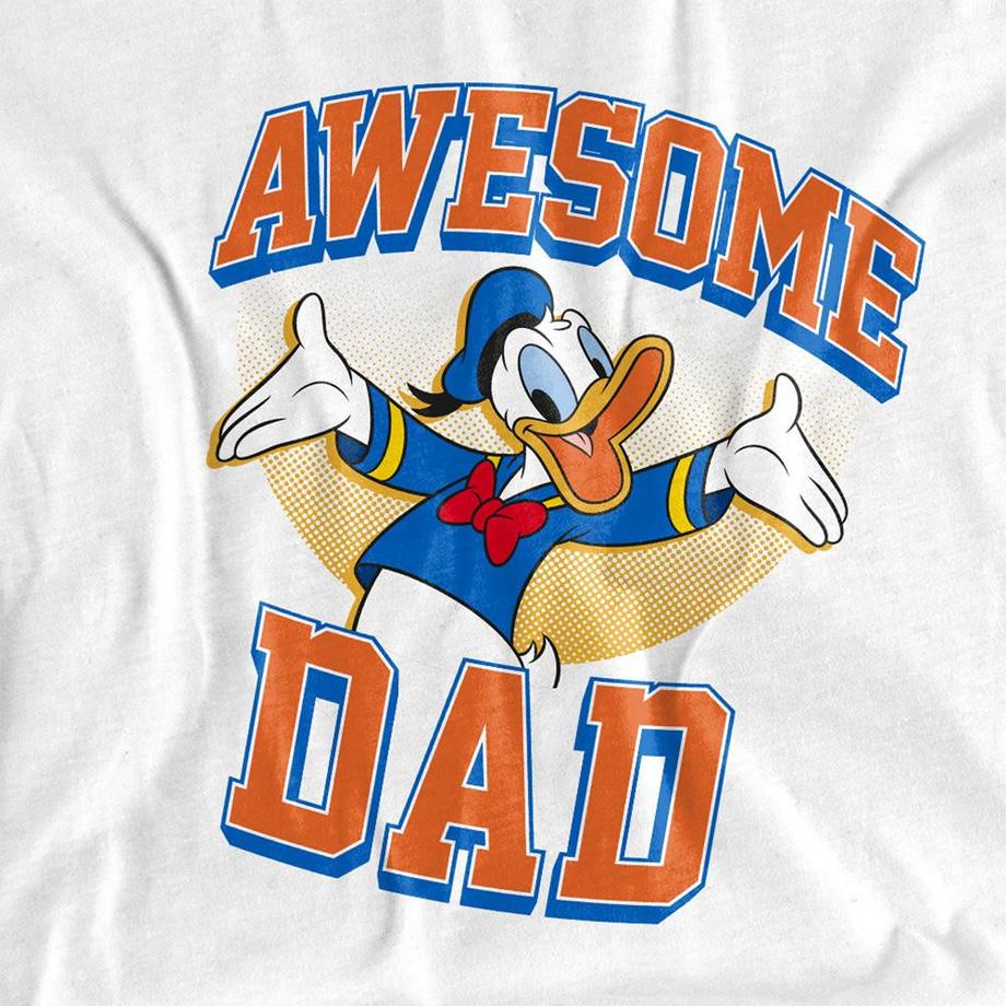 Disney Awesome Dad T-shirt Maniche Lunghe  