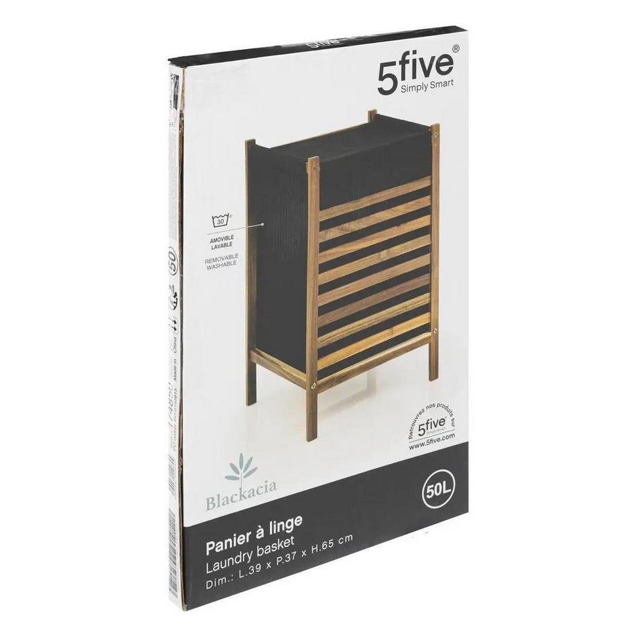 5five  Wäschekorb - Akazienholz 