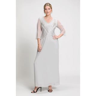 Ulla Popken  Robe du soir V, broderie de perles, manches 3/4 