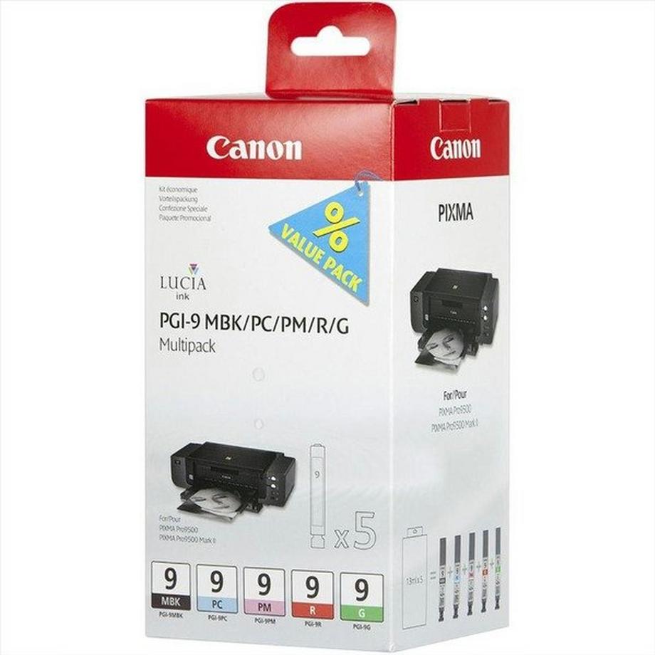 Canon  PGI-9 (G, PC, R, PM, MBK, encre) 