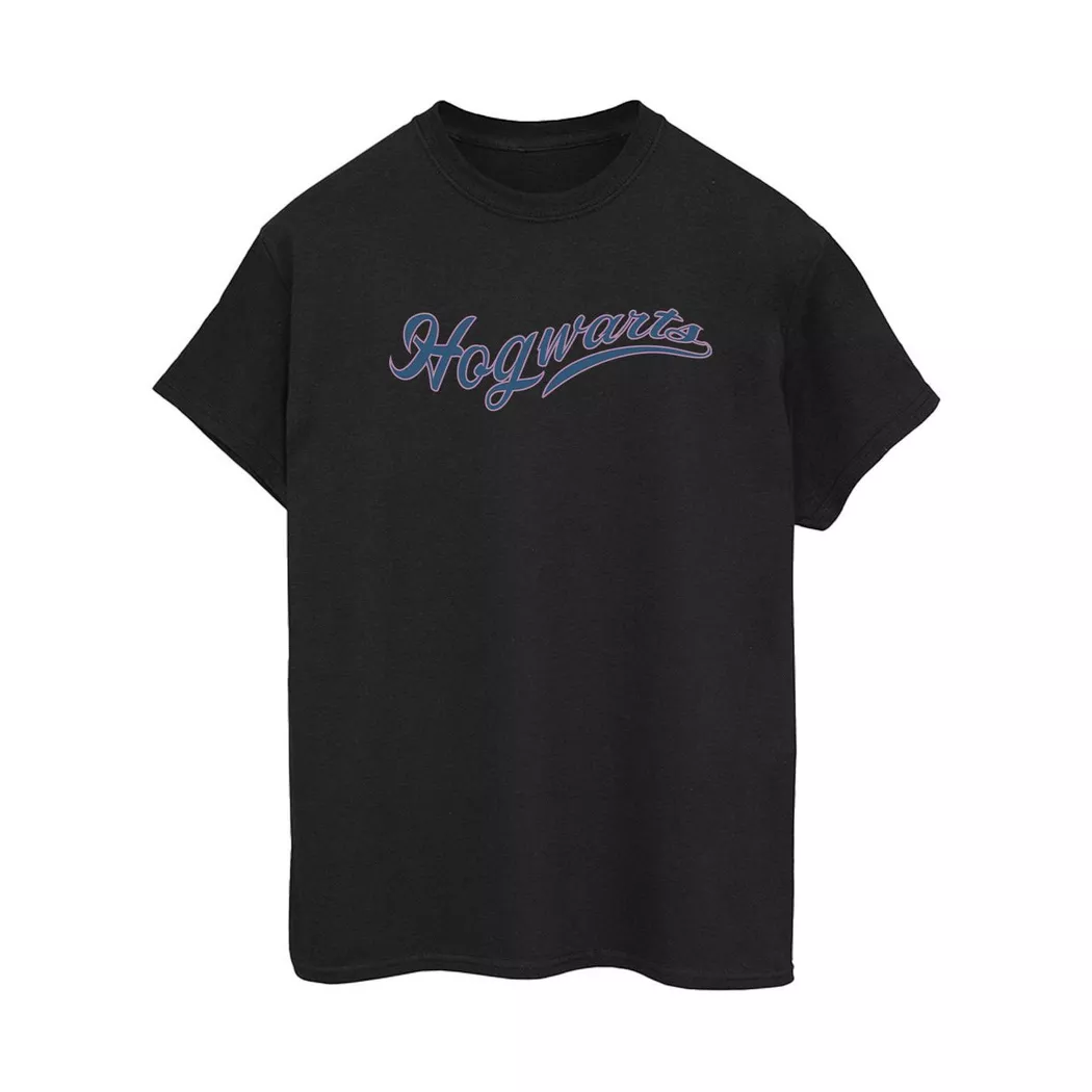 Harry Potter - Hogwarts TShirt, für Damen, Schwarz, Größe S