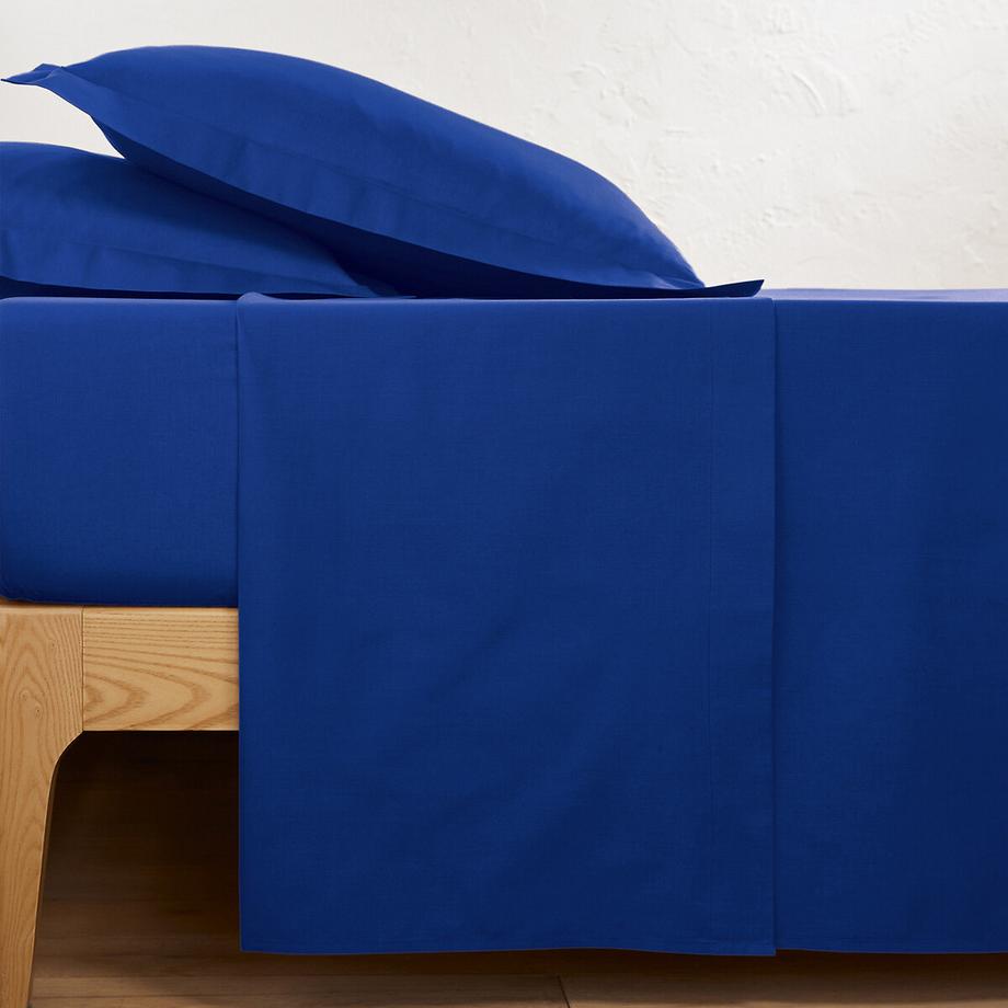 Drap plat en coton