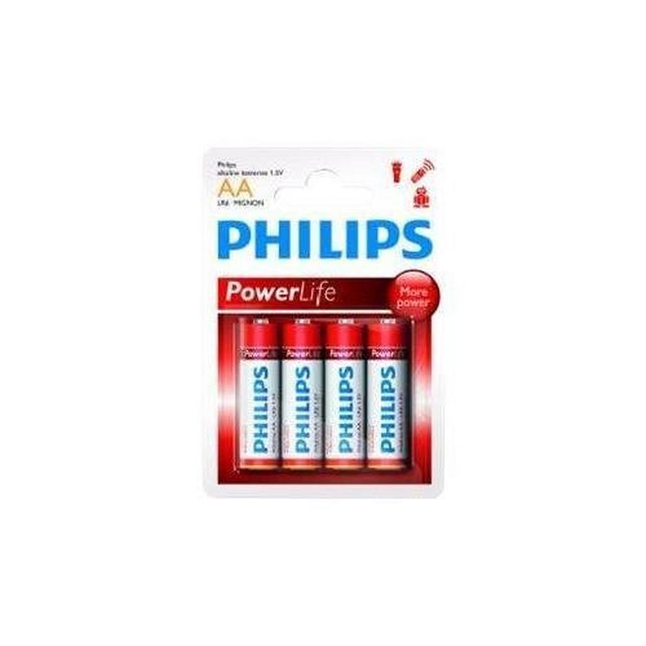 PHILIPS  PHILIPS LR06 POWER X4 BATTERIEN LR6 1,5 V AA 