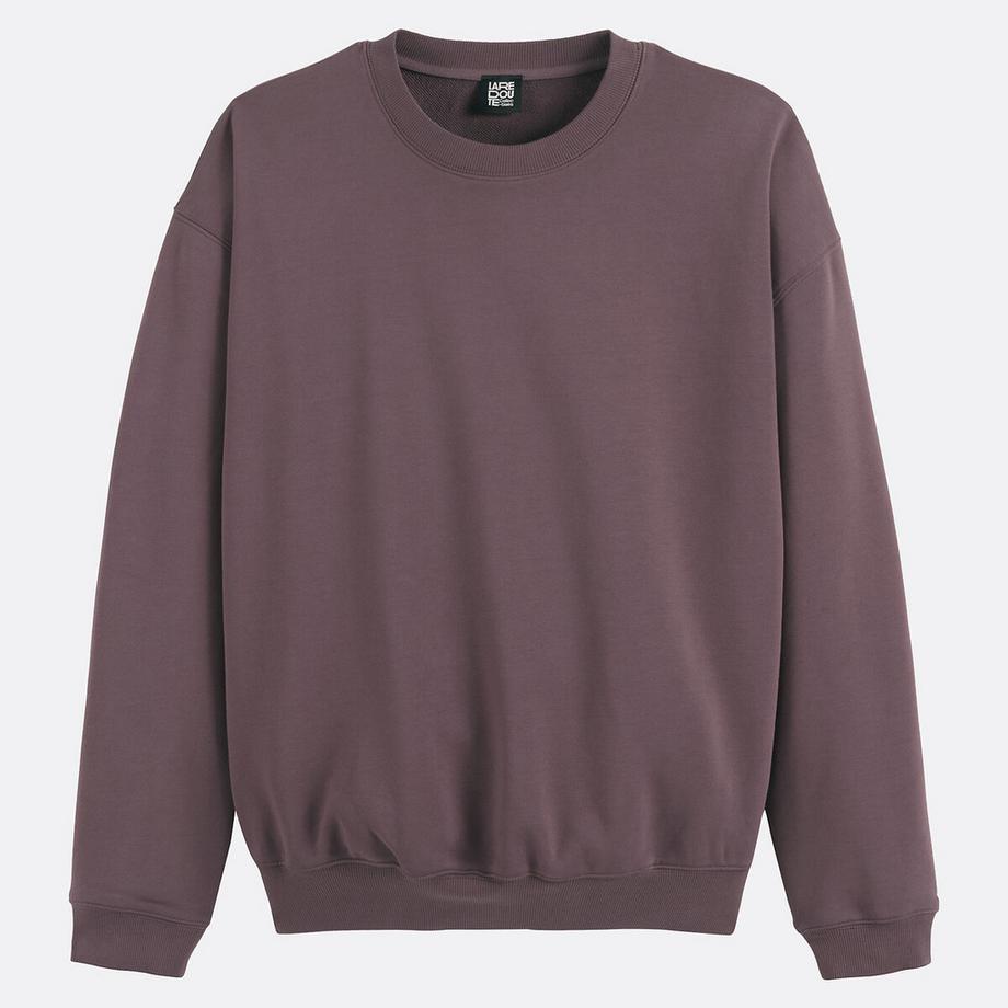 La Redoute Collections  Sweatshirt mit Rundhalsausschnitt stonewashed 
