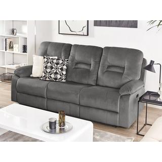 Beliani 3 Sitzer Sofa aus Samtstoff Modern BERGEN  