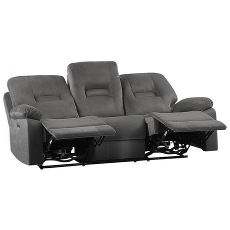 Beliani 3 Sitzer Sofa aus Samtstoff Modern BERGEN  