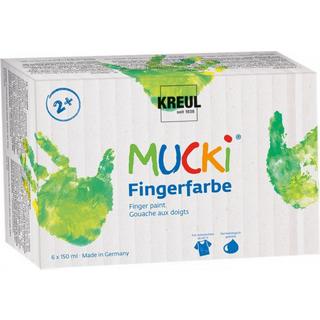 Kreul  Mucki Fingerfarben (6x150ml) 