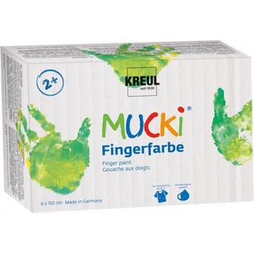 Mucki Fingerfarben (6x150ml)
