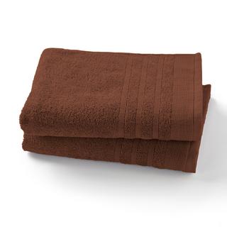 La Redoute Intérieurs Lot de 2 serviettes éponge 600 g/m2  