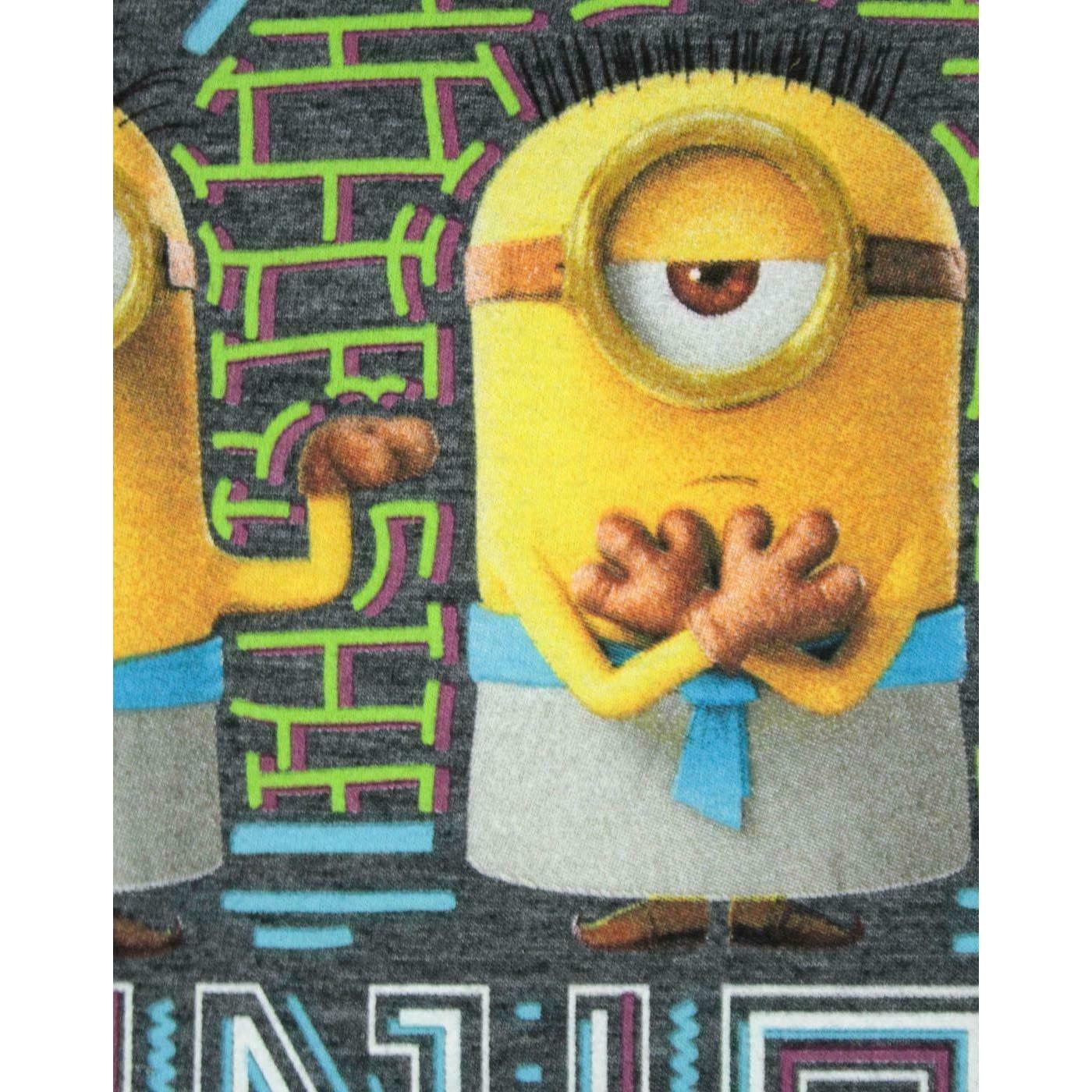 minions T-Shirt Slim Fit Design Piramide  