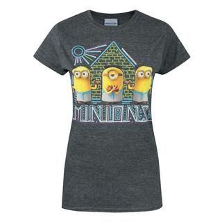 minions T-Shirt Slim Fit Design Piramide  