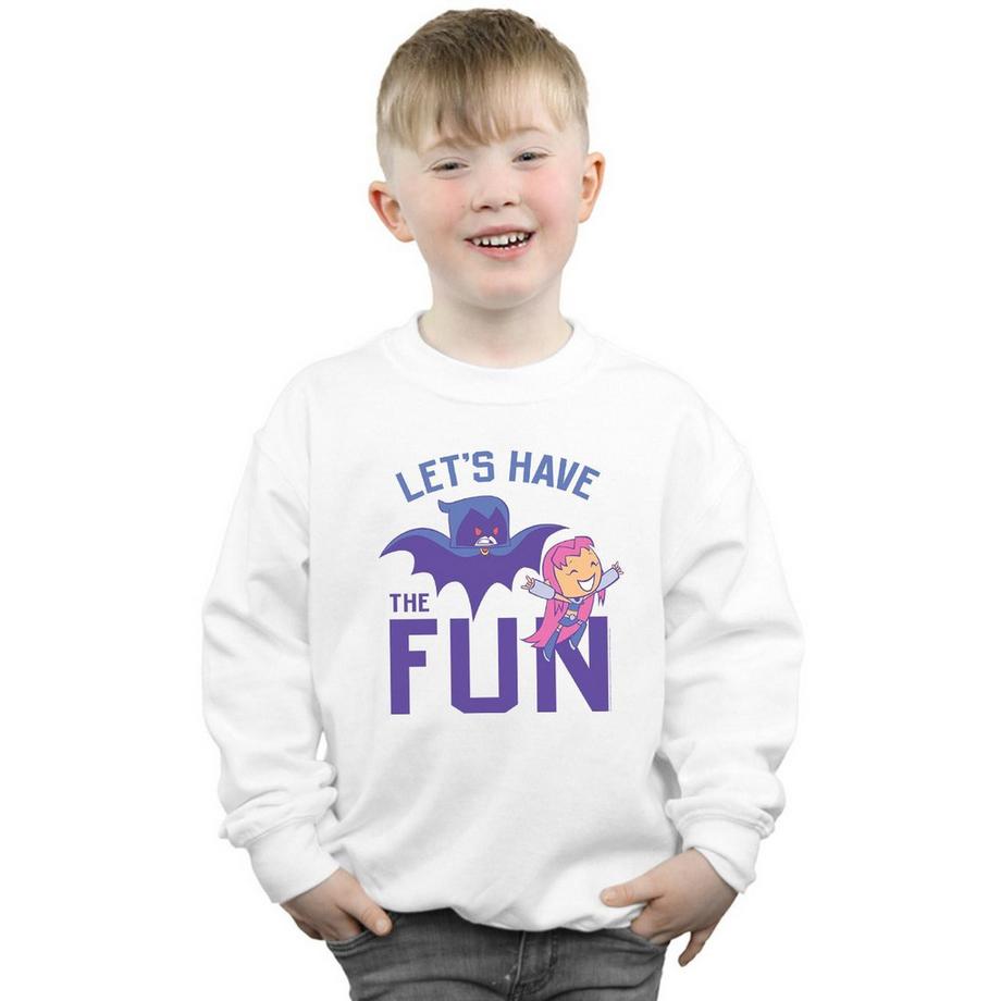 DC COMICS  Teen Titans Go Let's Have The Fun Sweatshirt 