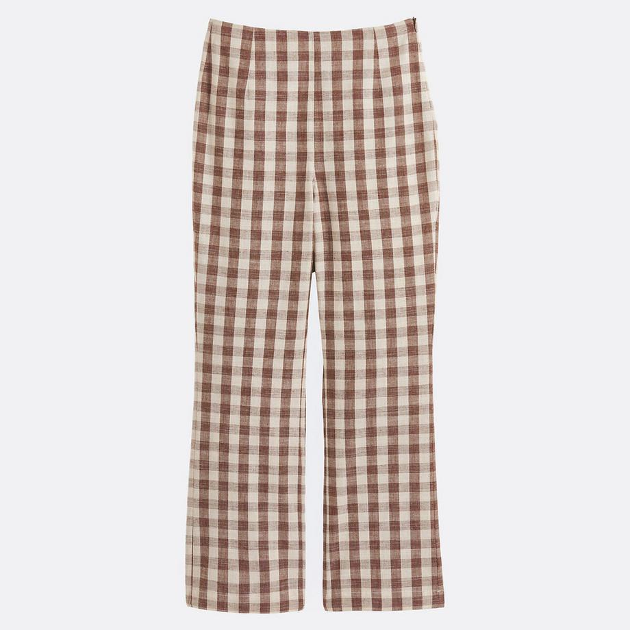 La Redoute Collections Pantaloni Bootcut Lunghezza 7/8 Stampa Vichy  