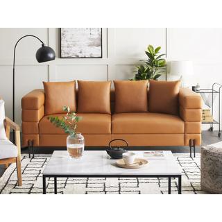 Beliani 3 Sitzer Sofa aus Kunstleder Modern GRANNA  