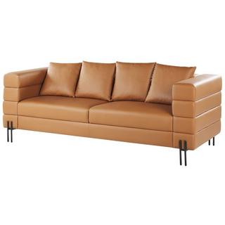 Beliani 3 Sitzer Sofa aus Kunstleder Modern GRANNA  