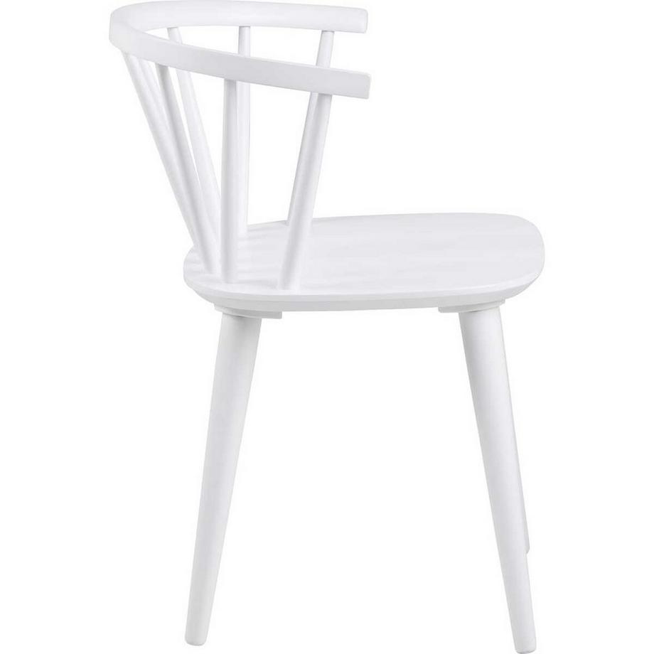 mutoni Chaise de salle à manger Jasira blanc (1 pièce)  