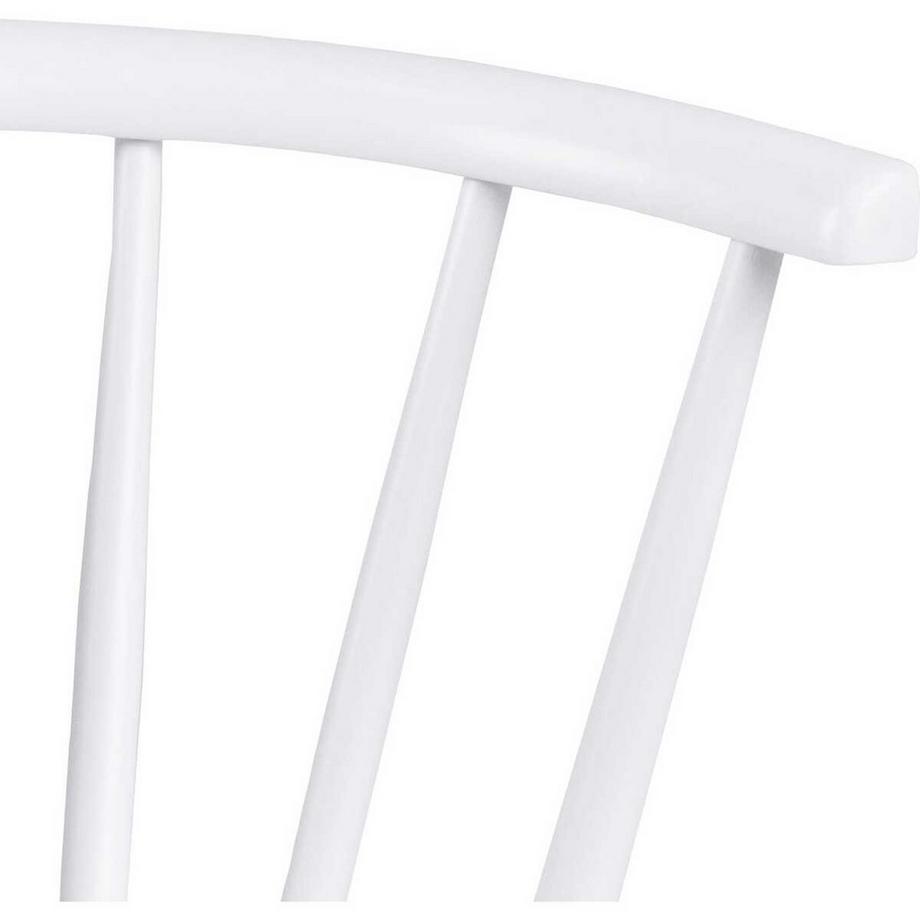 mutoni Chaise de salle à manger Jasira blanc (1 pièce)  