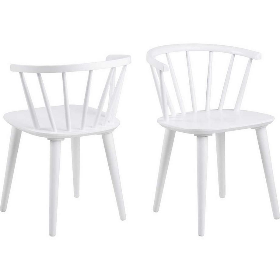Chaise de salle à manger Jasira blanc (1 pièce)