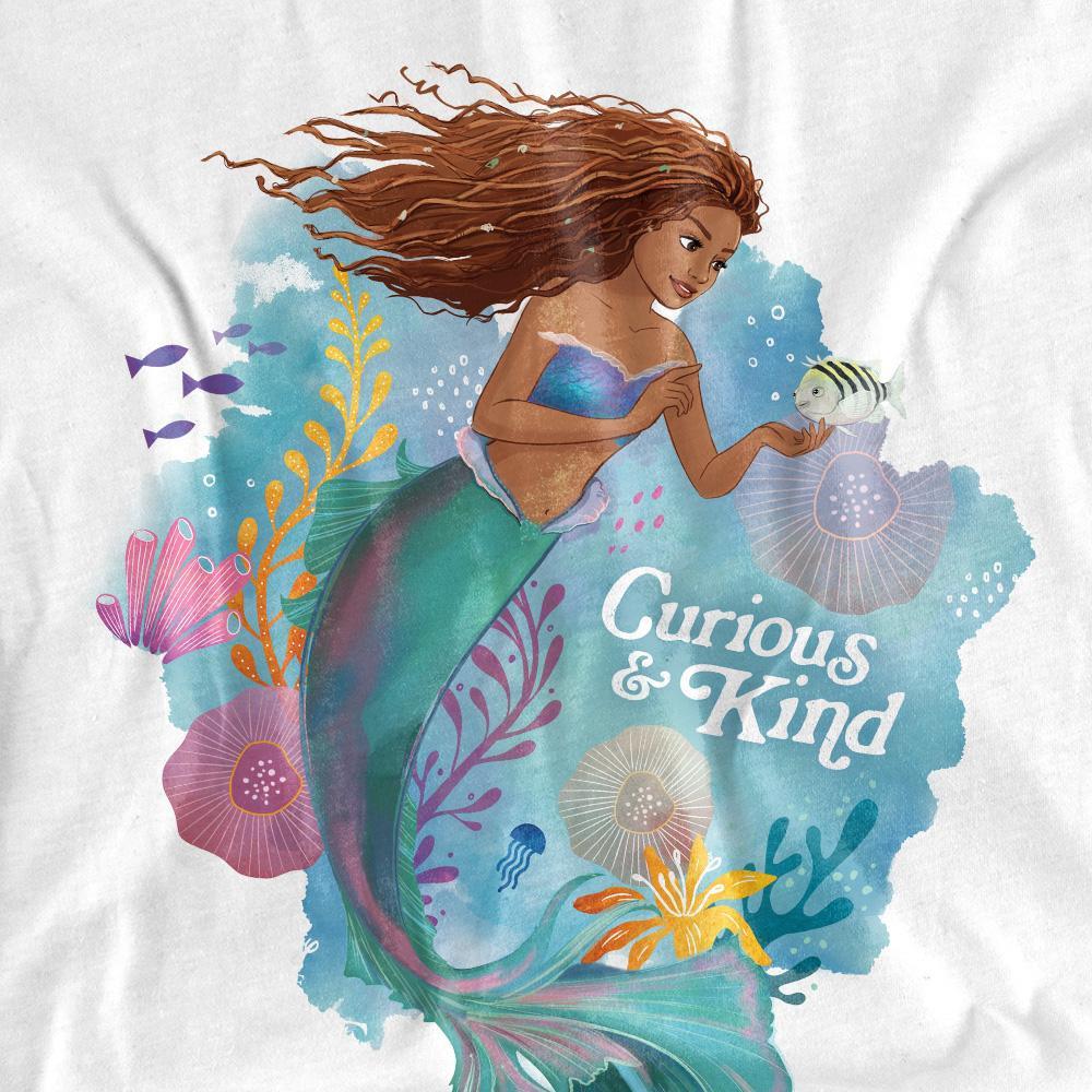 The Little Mermaid Curious And Kind T-shirt Manches Longues  