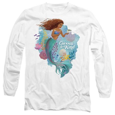 The Little Mermaid Curious And Kind T-shirt Manches Longues  