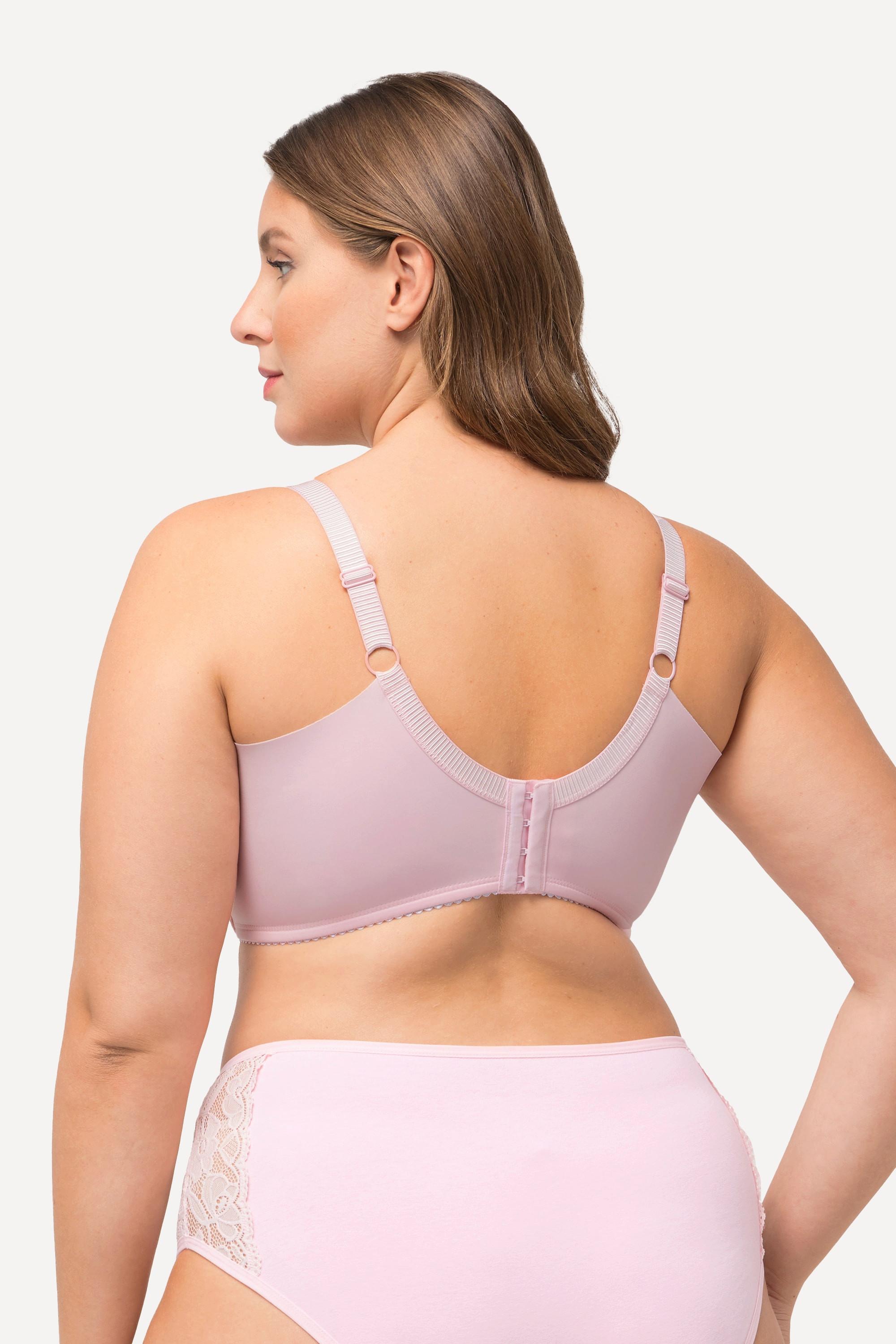 Ulla Popken Soutien-gorge à armatures bonnets souples bordure fantaisie  