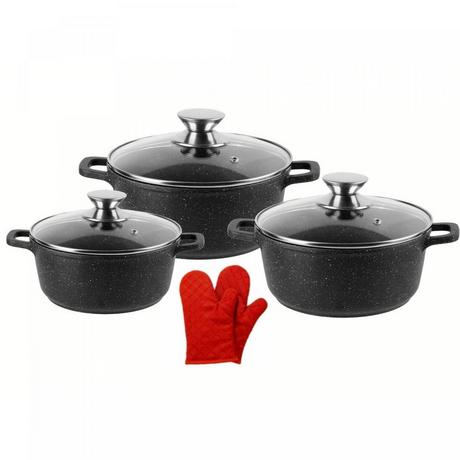 Northio La casserole avec pots - 6 pièces  