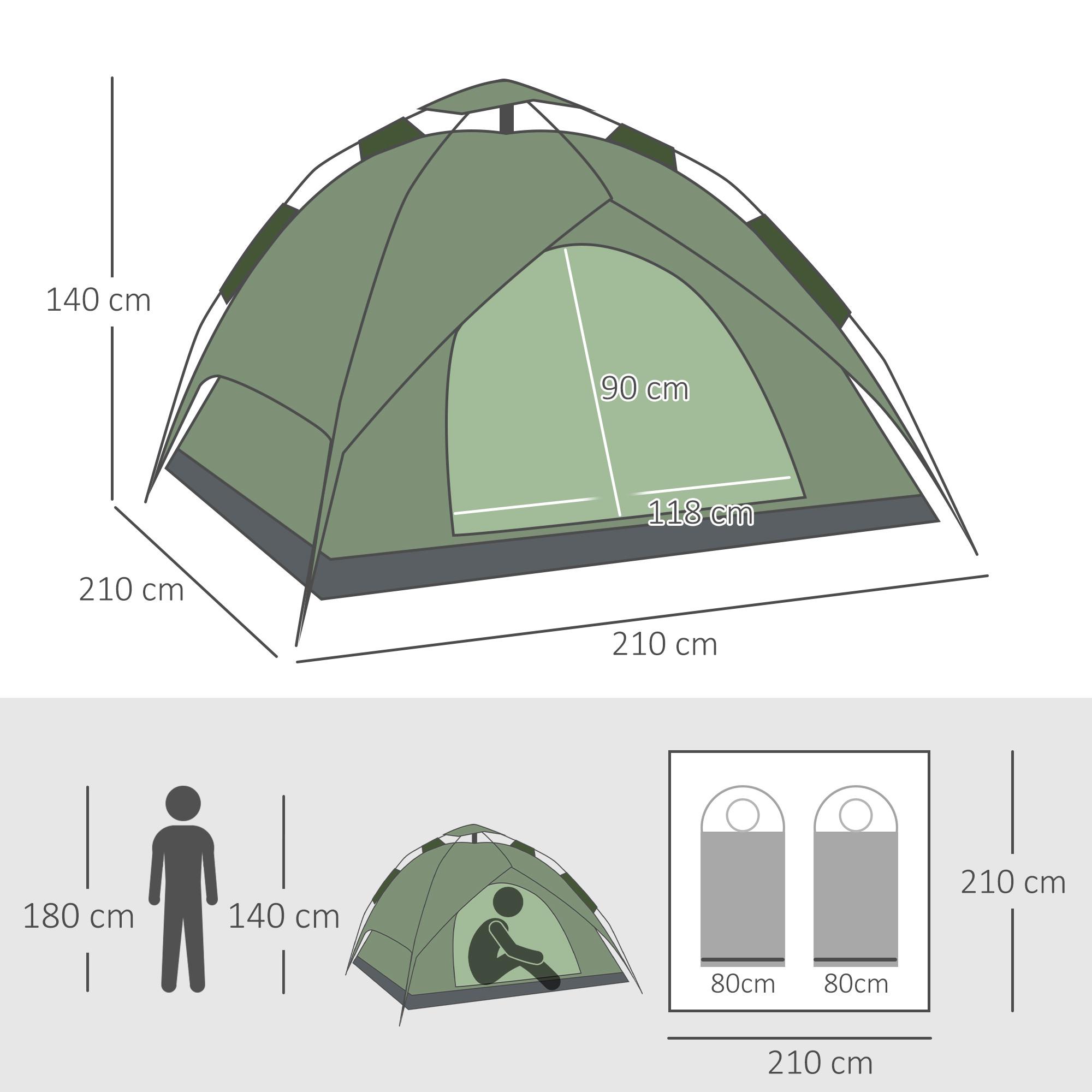 Outsunny  Tente de camping 