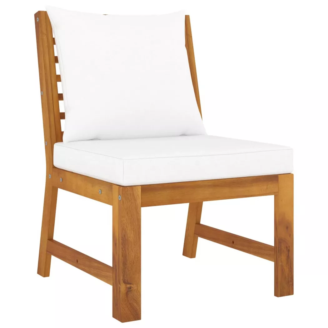 VidaXL - Canapé de milieu bois d'acacia, One Size, Marron