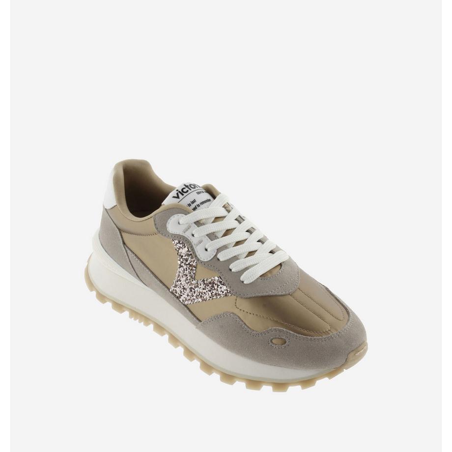 Victoria  scarpe da ginnastica metallizzate da viento 