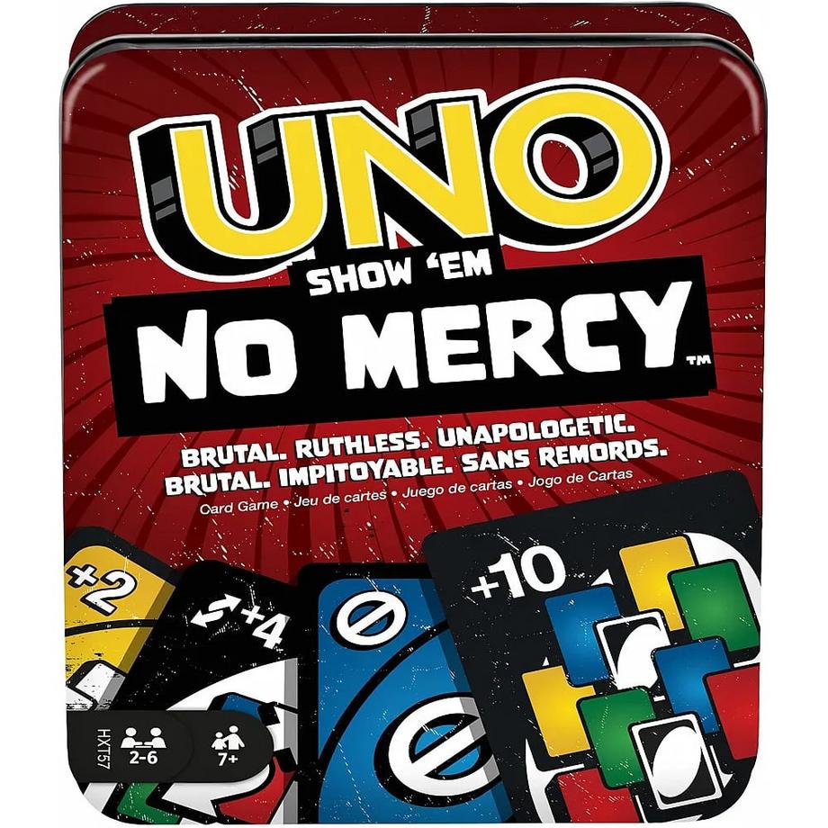UNO No Mercy Kartenspiel in Aufbewahrungsdose