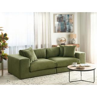 Beliani 3 Sitzer Sofa aus Polyester Modern GLORVIKA II  