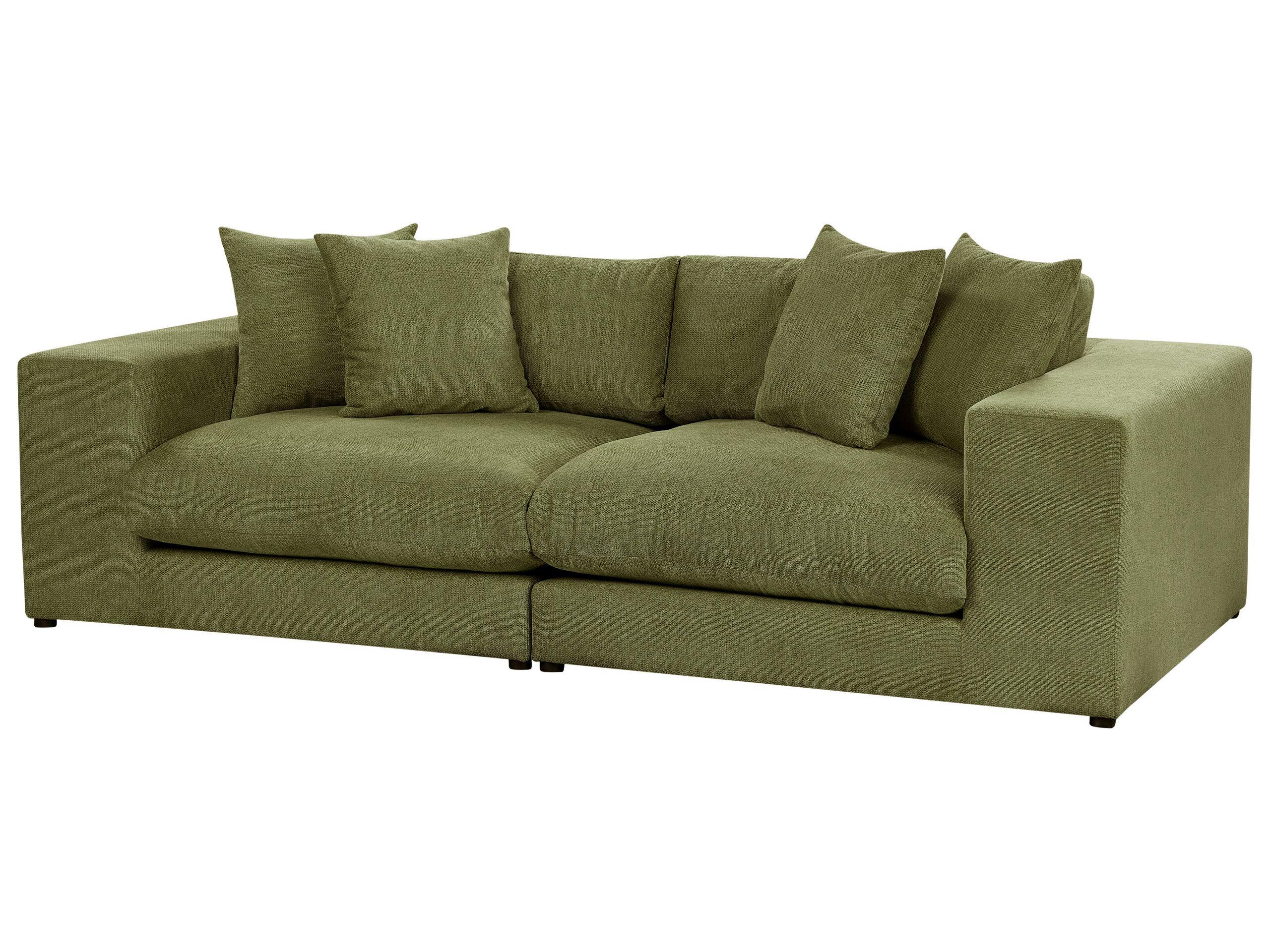 Beliani 3 Sitzer Sofa aus Polyester Modern GLORVIKA II  