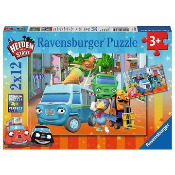 Puzzle Abenteuer mit den Helden der Stadt (2x12)