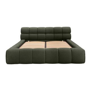 PASCAL MORABITO Lit coffre 180 x 200 cm - Tissu - Vert + Matelas - FORVIK de Pascal Morabito  