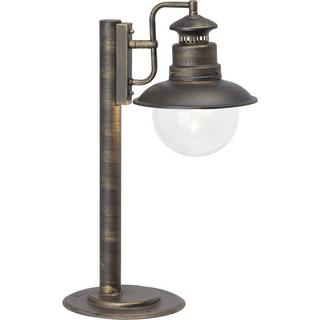 BRILLIANT Artu Außenstandleuchte Glühlampe E27 60 W Schwarz, Gold  