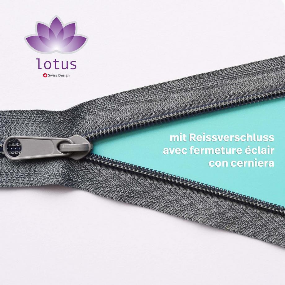 Lotus Bettwaren Biancheria da letto in raso tinta unita  