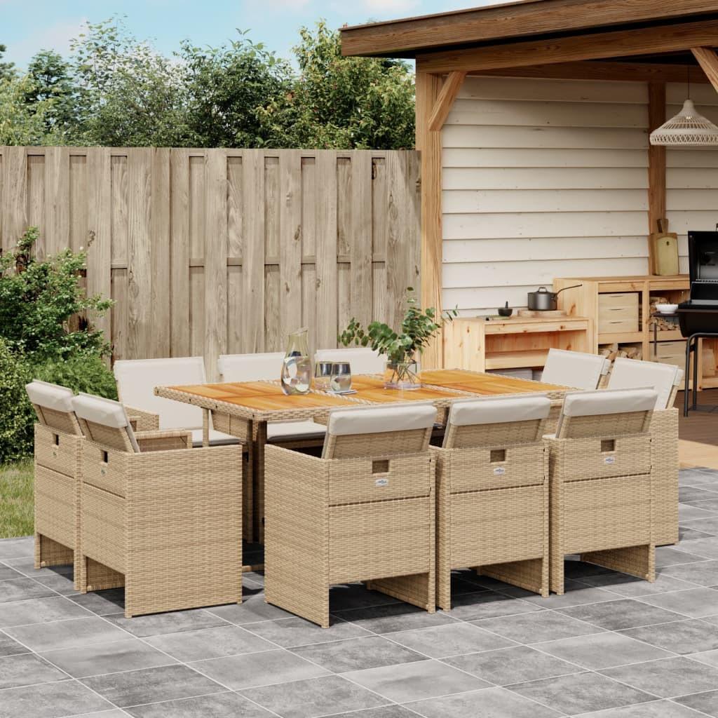 VidaXL Garten essgruppe poly-rattan  