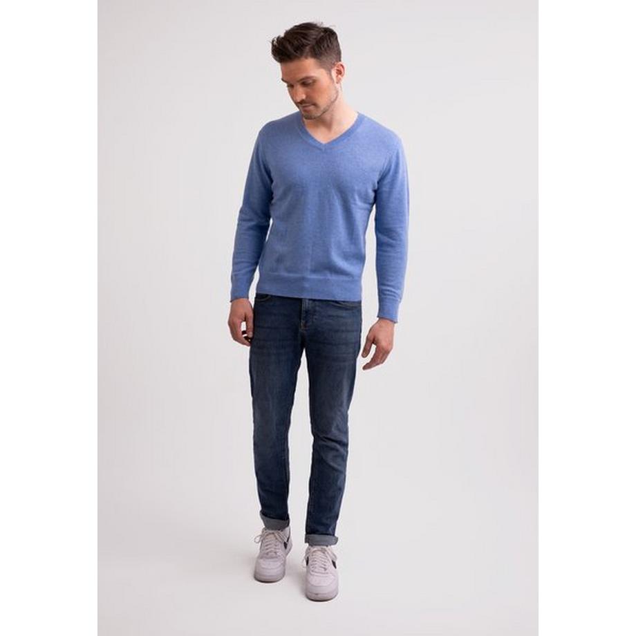 CASH-MERE.CH Kaschmir V-Ausschnitt Pullover  