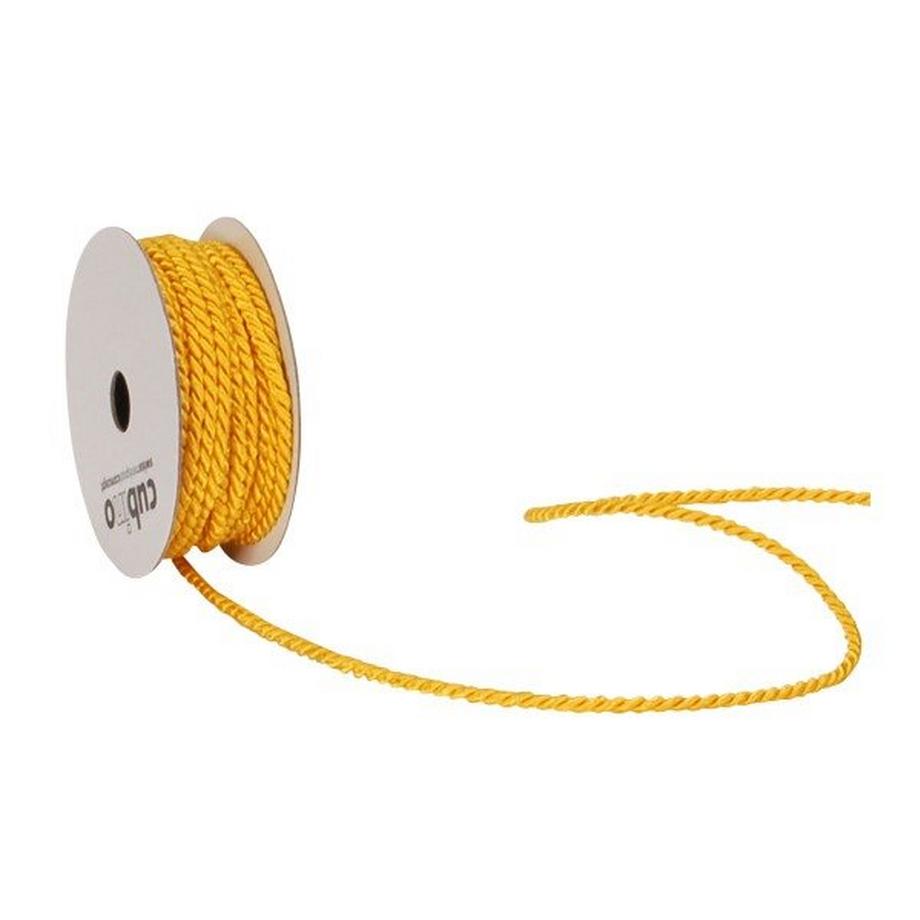 SPYK Seidenkordel Cubino 3525.0057 3mmx5m gelb