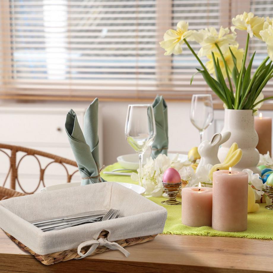 B2X ensemble de 3 corbeilles à pain avec insert en tissu  