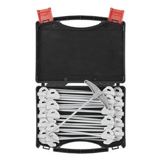 Pricenet  Penna da sasso 20 cm in metallo con gancio in plastica - set da 20 pezzi in astuccio 