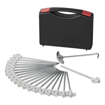 Penna da sasso 20 cm in metallo con gancio in plastica - set da 20 pezzi in astuccio