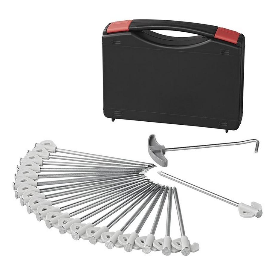 Rock Pen 20 cm aus Metall mit Kunststoffhaken - Set à 20 Stück im Etui