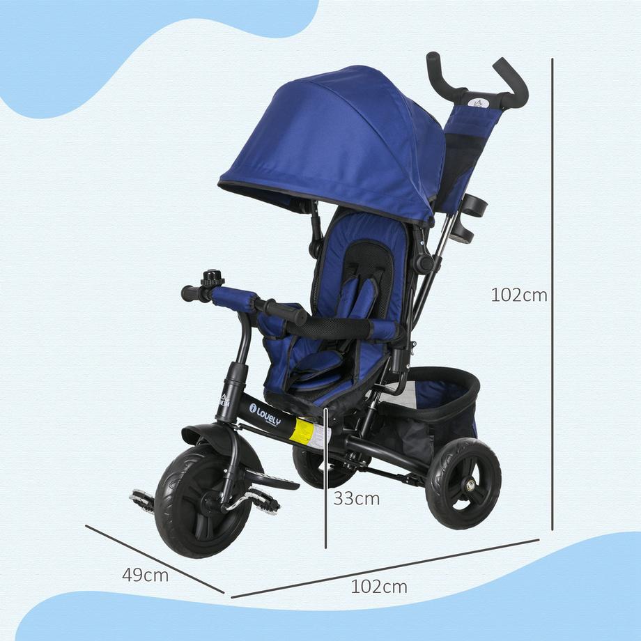 HOMCOM  tricycle pour enfants 