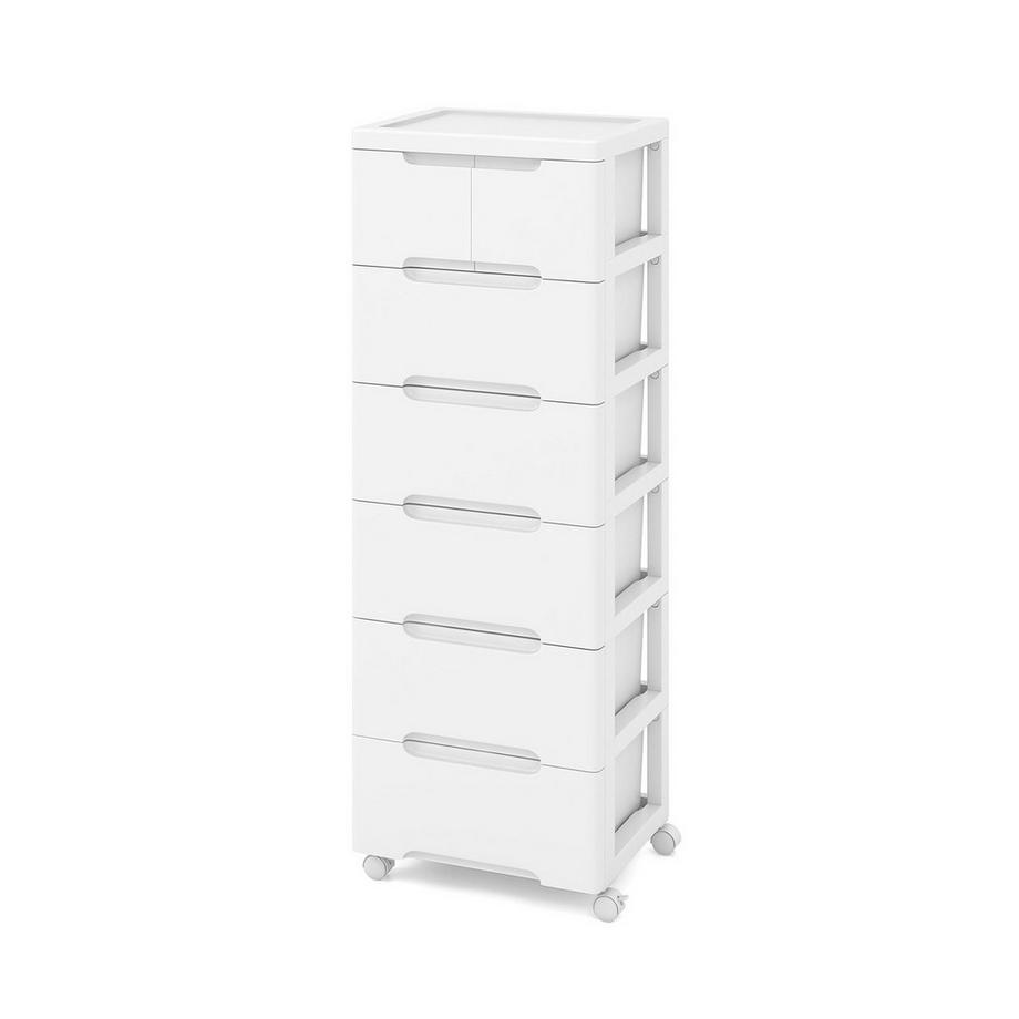 Armoire de rangement verticale, 7 tiroirs