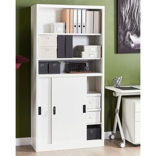 Beliani Armadietto da ufficio en Acciaio Industriale MUSCOVITE  