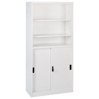 Beliani Armadietto da ufficio en Acciaio Industriale MUSCOVITE  