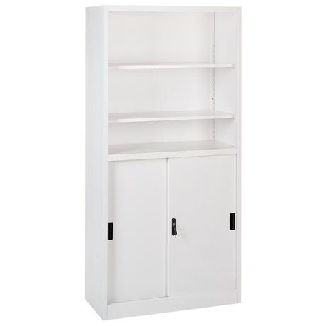 Beliani Armadietto da ufficio en Acciaio Industriale MUSCOVITE  